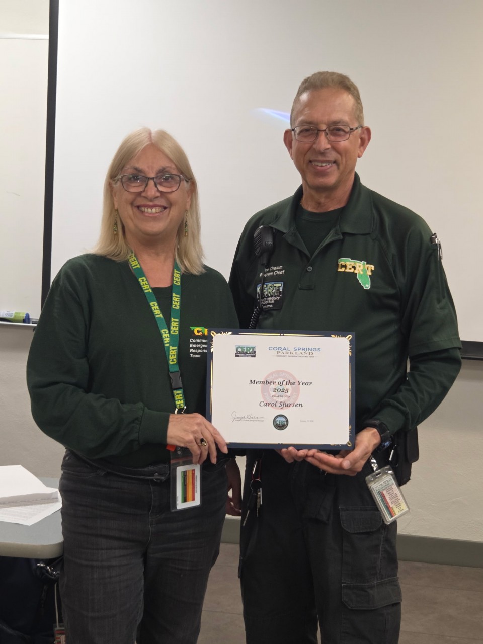 CERT Announces 2025 Member of the Year